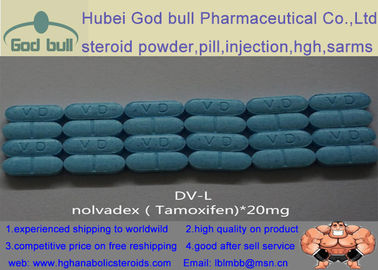 Porcellana 54965-24-1 anti pillole Nolvadex del citrato 20mg di tamoxifene degli steroidi dell'estrogeno fornitore