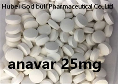 Porcellana Ciclo di taglio bianco di culturismo di Oxandrolone della pillola degli steroidi di perdita di peso di Anavar 25mg fornitore