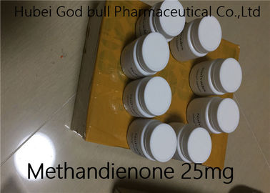 Porcellana Le pillole bianche di Methandienone 25mg Muscle il culturismo degli steroidi della crescita fornitore