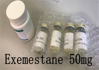 Porcellana Estrogeno dell'inibitore di aromatasi delle pillole di Aromasin degli steroidi di crescita del muscolo di Exemestane 50mg anti fornitore